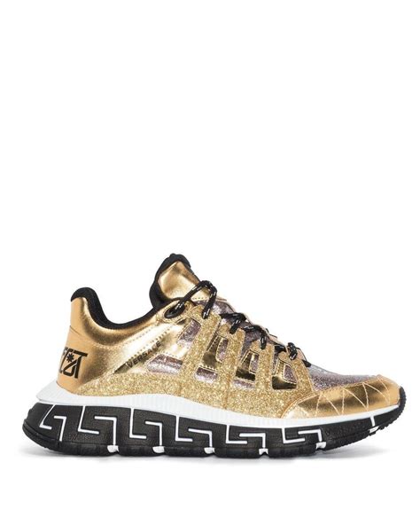 versace gold hightops|Versace sneakers low top.